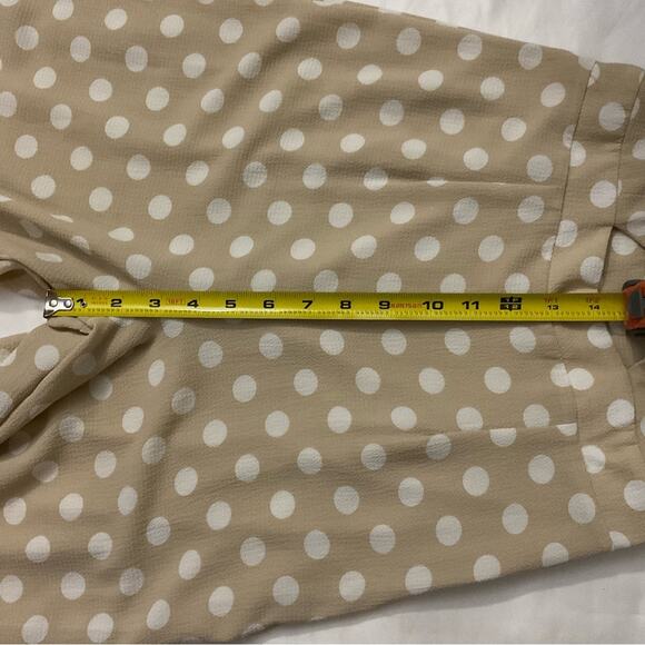 Sage the Label Polka Dot Print Cut Out Jumpsuit XS Preppy Retrogirl Glam Twee - Picture 7 of 10